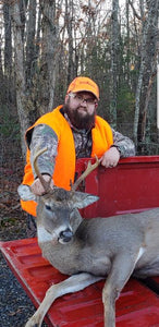 8 Point; First Male Hunter to Harvest A Buck Three Years In A Row With Buck Baits Synthetics