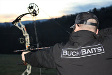Buck Baits Pro Staff Logo Jacket Black and Chrome