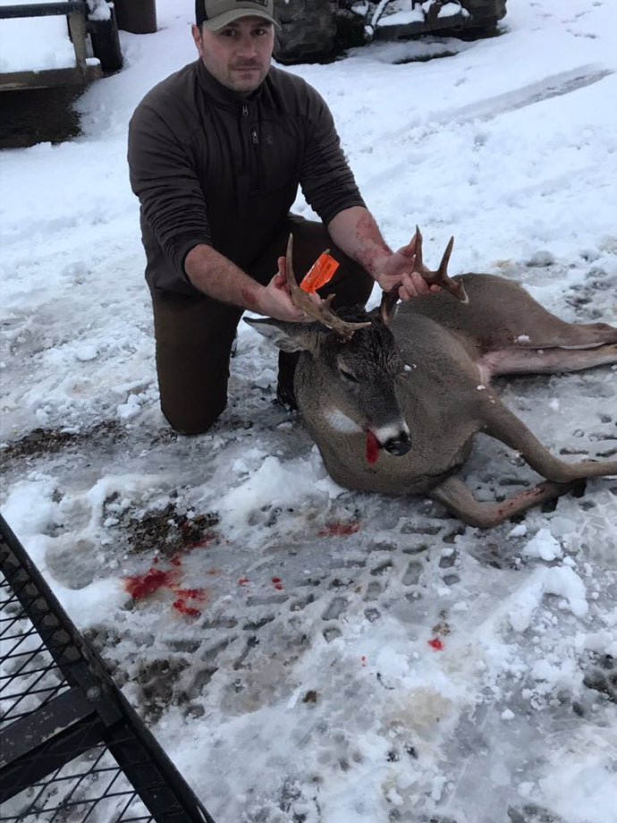 Dad Gives Recommendation and Son Harvests 10 Point Buck Using Buck Baits Doe In Heat!