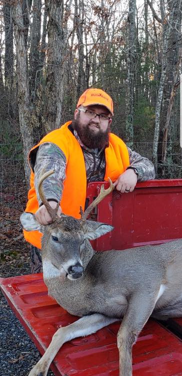 8 Point; First Male Hunter to Harvest A Buck Three Years In A Row With Buck Baits Synthetics
