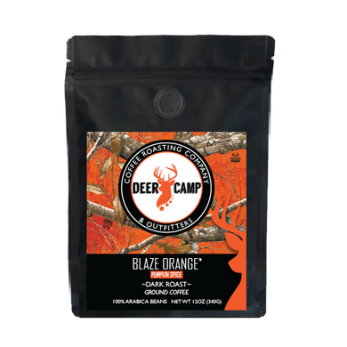 DEER CAMP® Blaze Orange™ Pumpkin Spice Featuring Realtree EDGE™ Colors 12 oz. Medium Roasted Ground Coffee