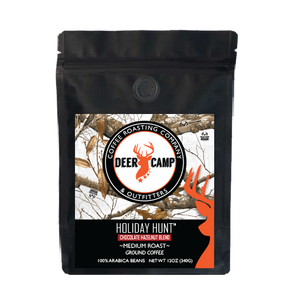 DEER CAMP® Coffee Holiday Hunt™ Chocolate Hazelnut Featuring Realtree EDGE™ Colors 12 oz Medium Roasted Ground Coffee