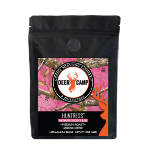 DEER CAMP® Coffee Huntress™ Chocolate Featuring Realtree EDGE™ Colors 12 oz Medium Roasted Ground Coffee