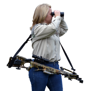 Crossbow Carry™ Sling Stirrup Mount - Buck Baits