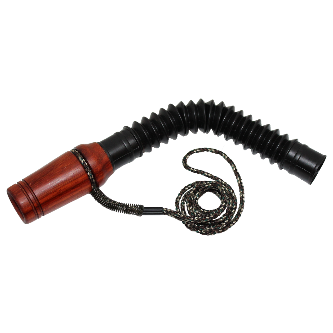 Exotic Wooden Doe Bleat Game Call With Lanyard - Buck Baits