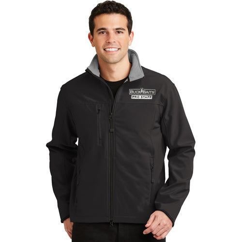 Buck Baits Pro Staff Logo Jacket Black and Chrome