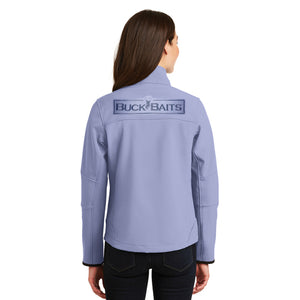 Buck Baits Female Pro Staff Logo Jacket Black and Chrome