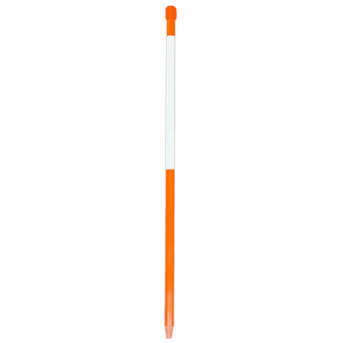 Tracker Stakes™  Hunter Orange With White  Reflective Tape  12