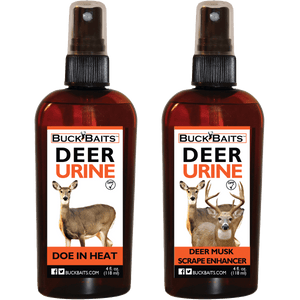 2 PK (Doe In Heat & Deer Musk Scrape Enhancer)